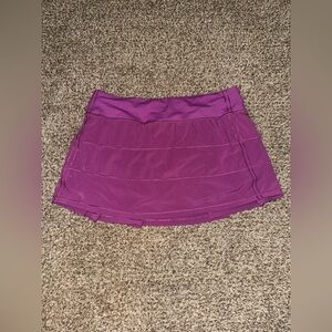 LULULEMON PACE RIVAL MID-RISE SKIRT VIVID PLUM